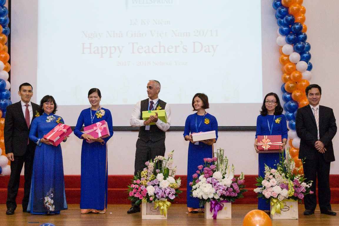 Trường Wellspring Saigon tri ân thầy cô nhân ngày 20.11